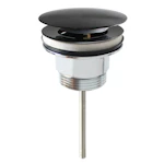POHJAVENTTIILI POP-UP 63mm 1 1/4 MUSTA MS