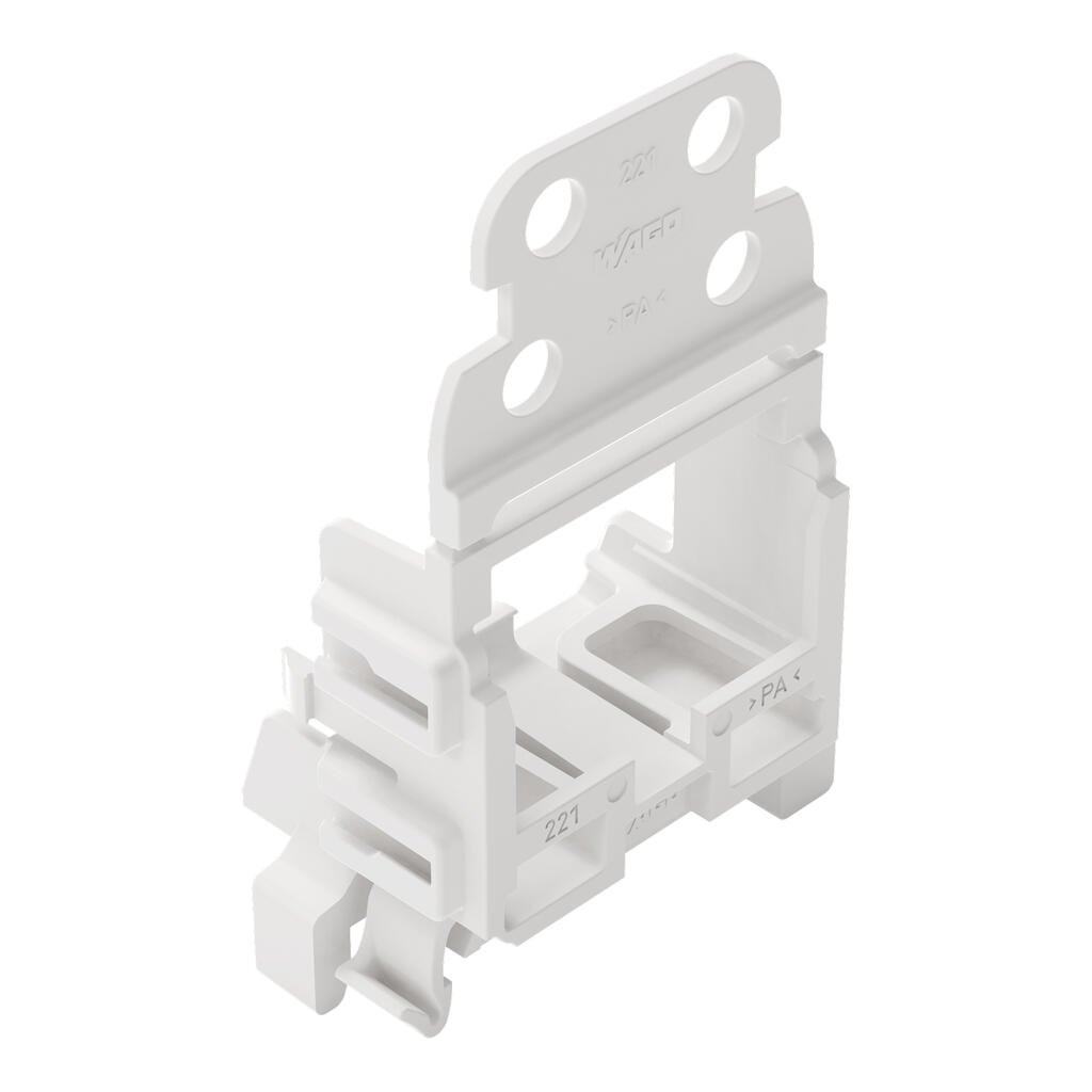 wago Rail terminal accessory mounting carrier 221-420, wh