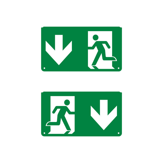 PIKTOGRAMM EXIT ALLA
