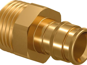 uponor Pex q&e otsik 20 x 1/2" vk messing