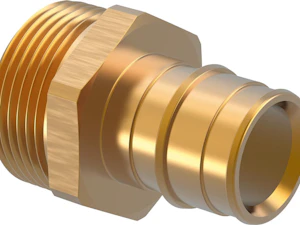 uponor Pex q&e otsik 25 x 1" vk messing