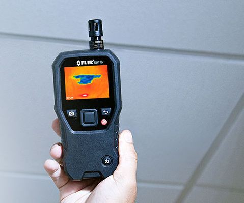 flir Imaging moisture mätare mr176