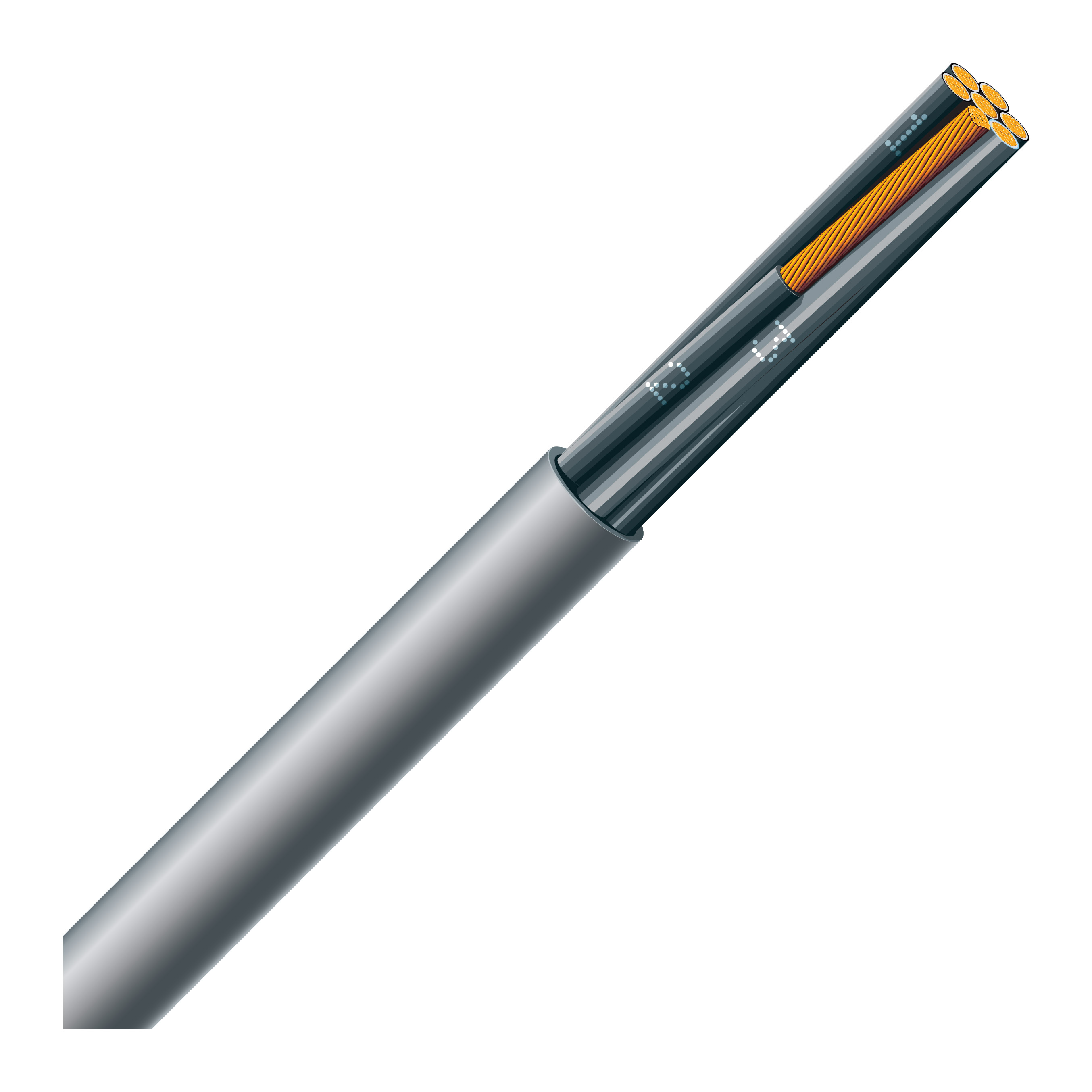KONTROLLKAABEL HSLH-OZ 2x0,75 T500 B2ca