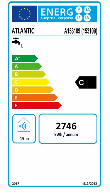 atlantic Atlantic soojaveeboiler vmaci100 1200w keraam 230v