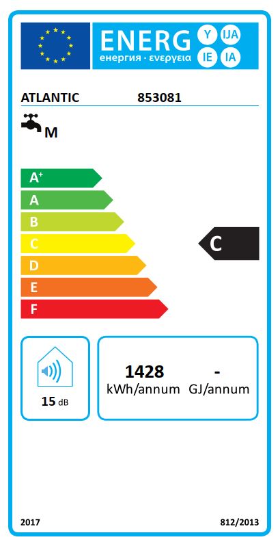 atlantic Atlantic soojaveeboiler 80l hmo80+ 1500w sukel 230v