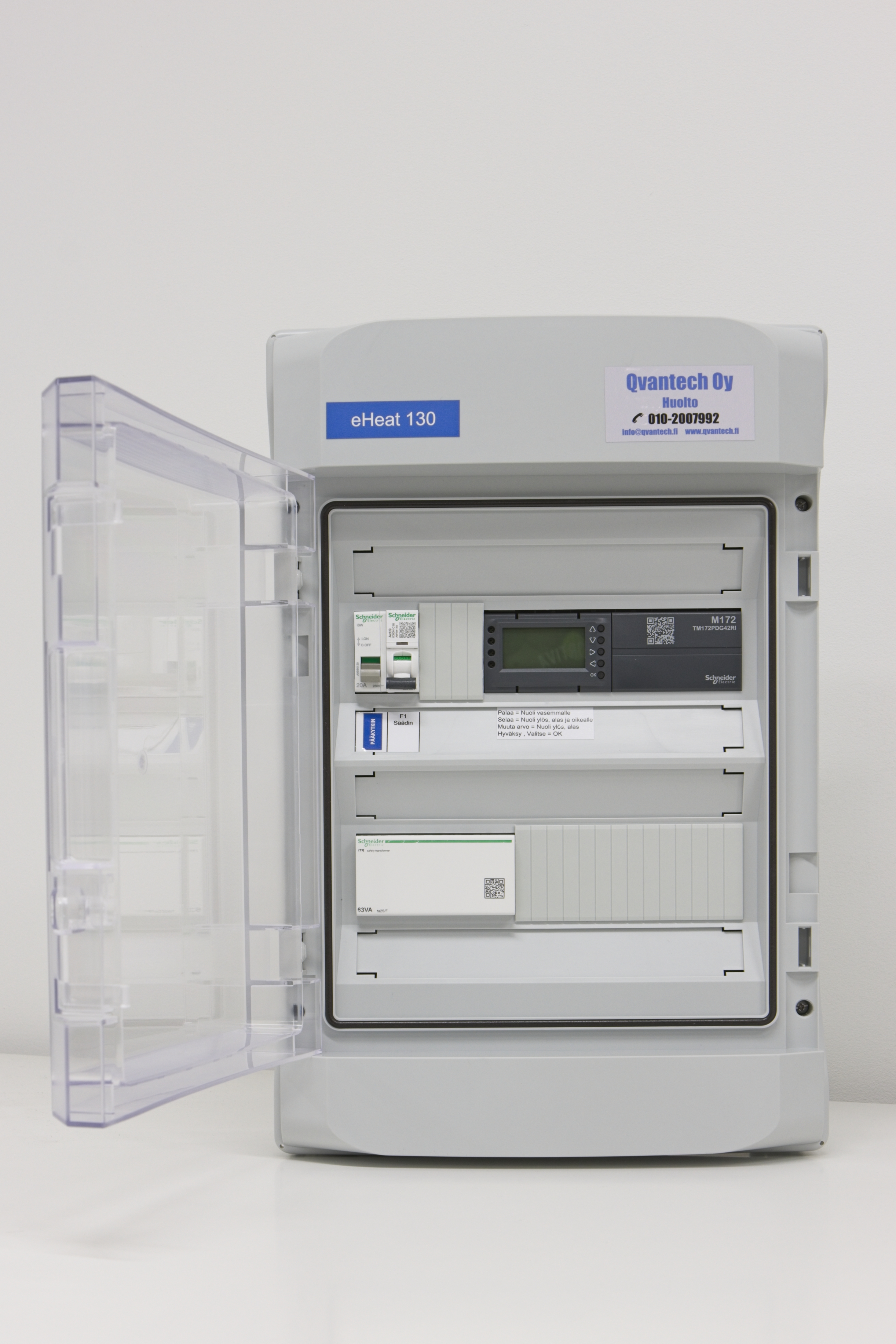 qvantech Värmeregulator eheat131 cont. i kapsling m12