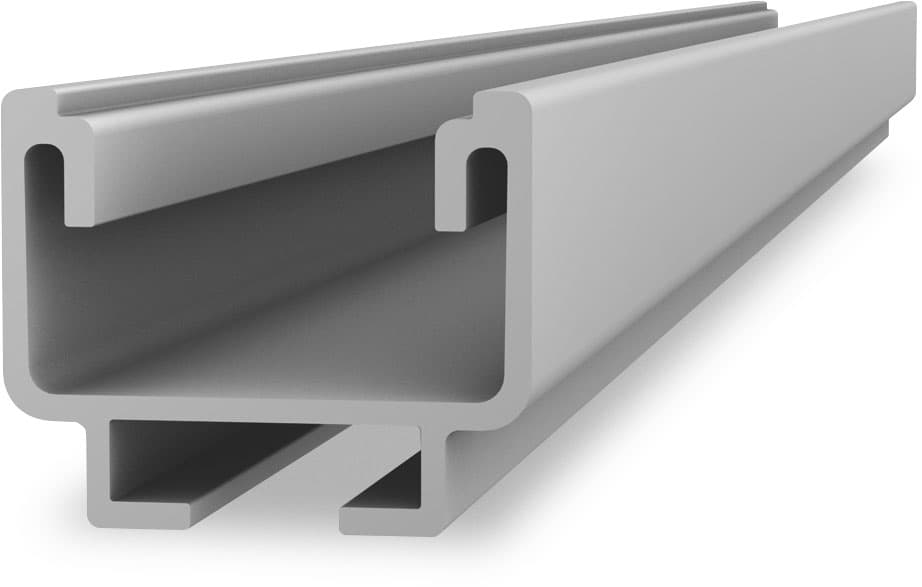 PV BRACKET K2 SOLID RAIL 4.80M
