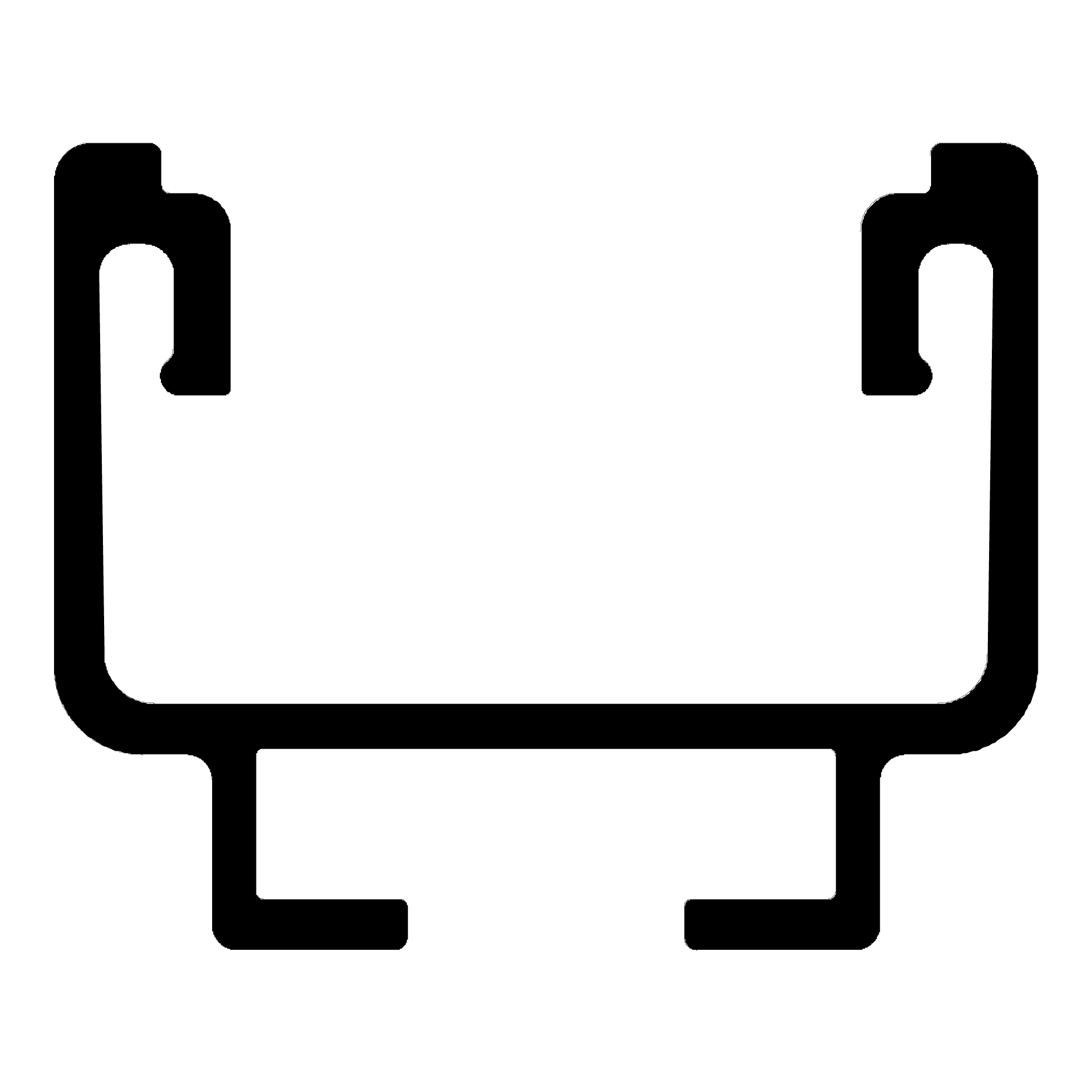 k2 Pv bracket k2 solid rail 4.80m