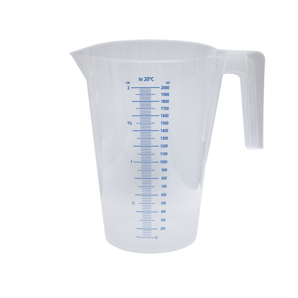 kabi Mittakannu kabi 2,0l muovinen kahvalla