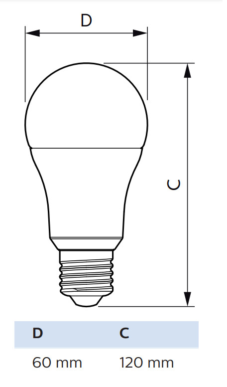 philips Vakiolamppu corepro e27 827 1521lm 100w=13w a60 fr
