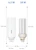 philips Led plug-in lamp gx24q-2 840 18=7w plt 4p hf