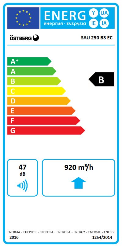 östberg Sissepuhkeseade sau 250 b3 ec-y1