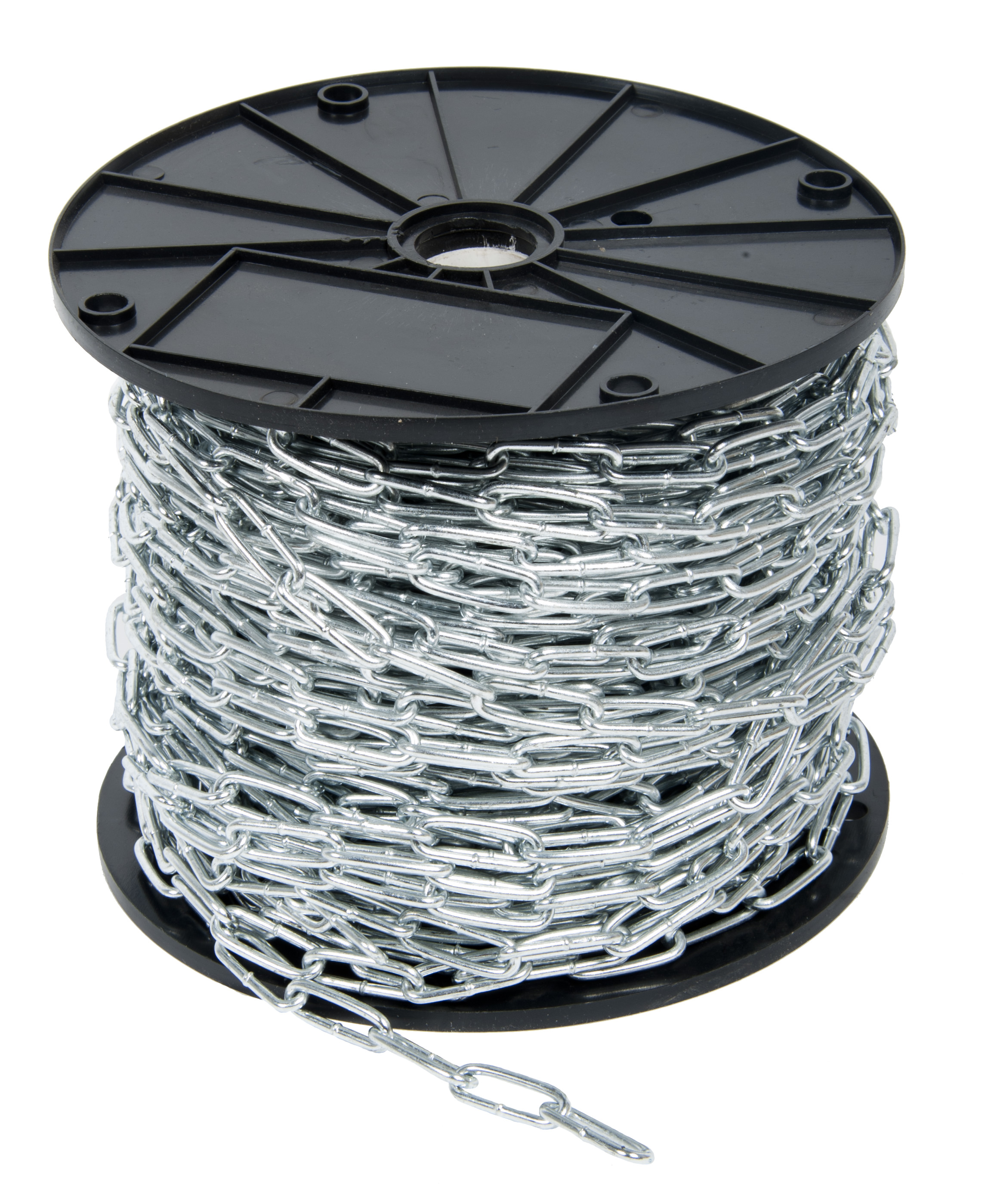 LONG LINK CHAIN VARMFÖRZINKAD 5MM 30M
