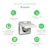 schneider electric Exxact uttag 1s/16a/ip21 u ram kansi vit