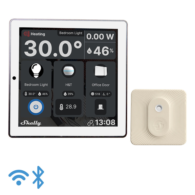 WALL DISPLAY AND BLU HT VIT OCH BLU HT