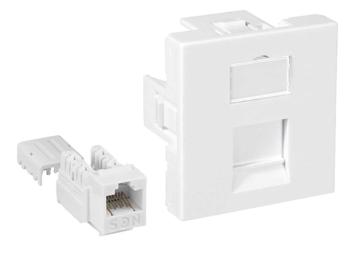 MODUL 45X45 1XKAT.6 UTP QUICKCOMPACT