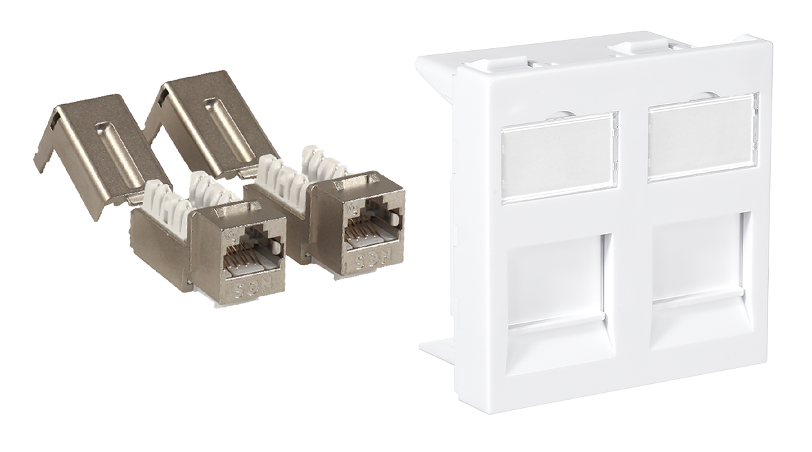 MODUL 45X45 2XKAT.6A STP QUICKCOMPACT