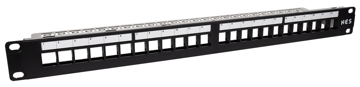 PATCHPANEL 19" 24XKEYSTONE TOM
