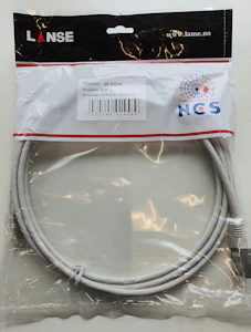 lanse Patchkabel stp kat.6a grå 1,0m lsoh 28awg
