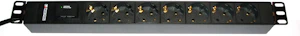 lanse 19" strømsk. 7x16a m/vern