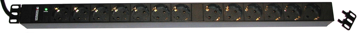 STRØMSKINNE 13X16A DIN LED