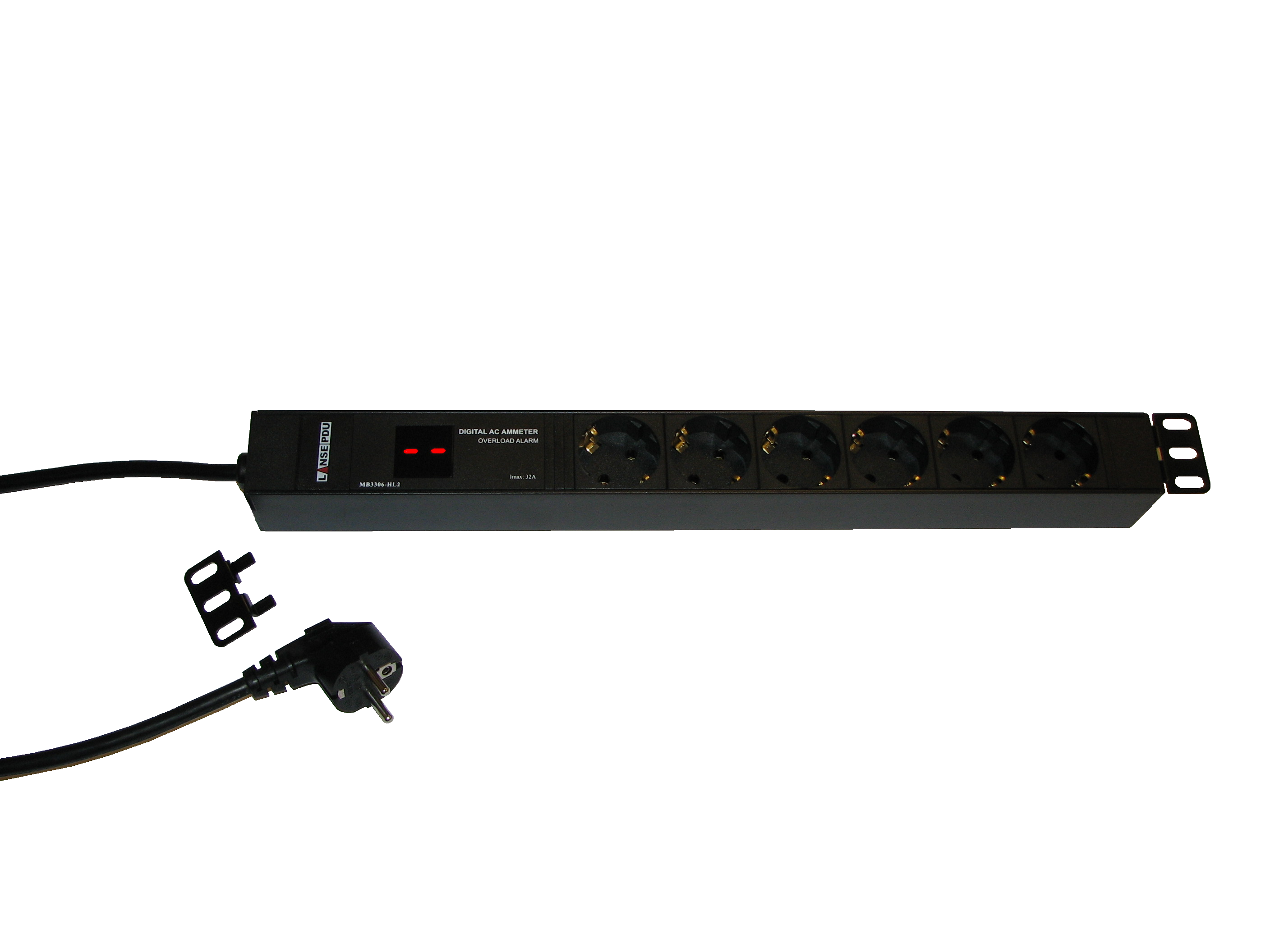 STRØMSK 6X16A DIN AMP.METER