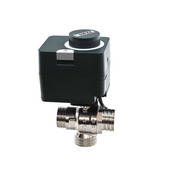 VC 3-CEĻU PĀRSLĒDZĒJVĀRSTS DN25 AR PIEDZIŅU 230V 2P 12s