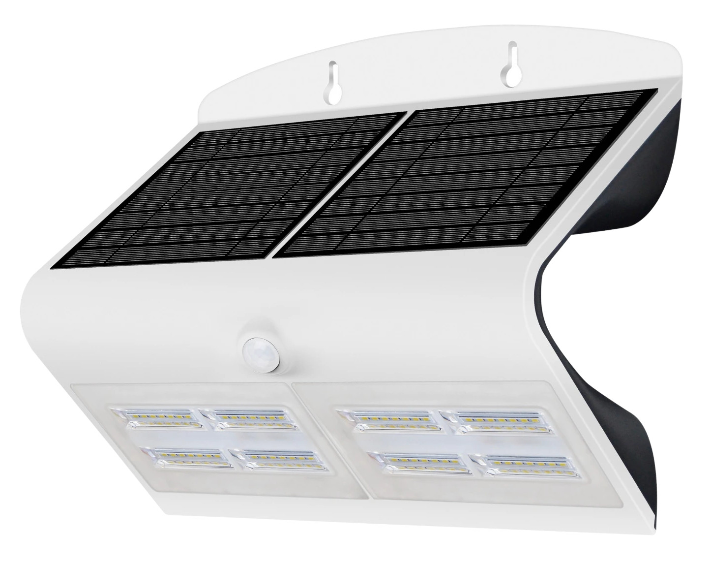 VALGUSTI SOLAR 6,8W 4000K VALGE PIR IP65