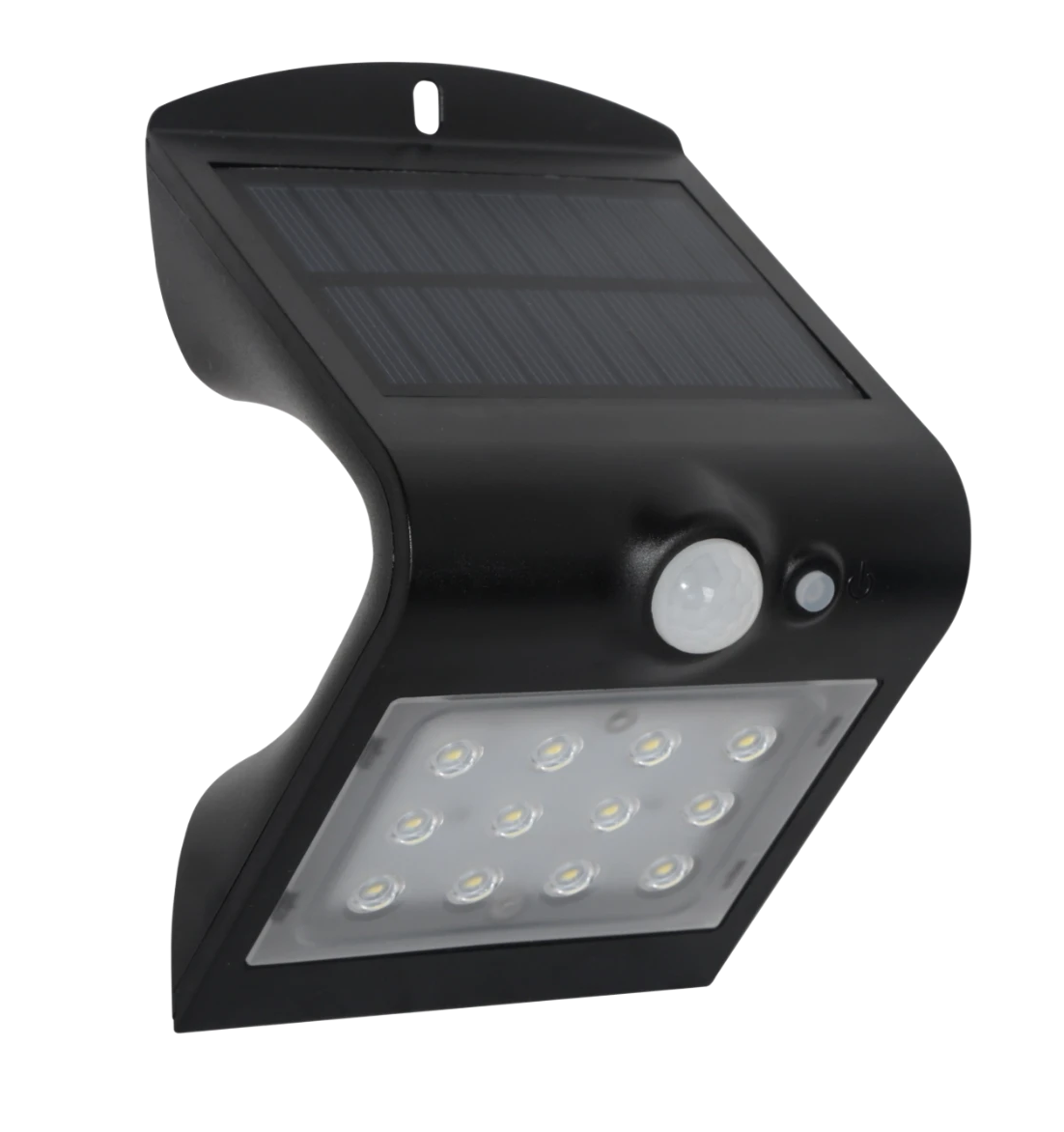 VALGUSTI SOLAR 1,5W 4000K MUST PIR IP65