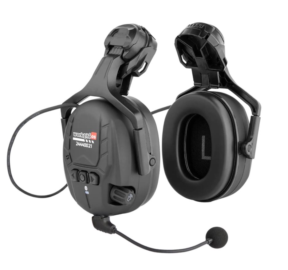 EARMUFF HELMET EP CONNECT PRO WITH BOOM MIC