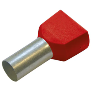 haupa Āderuzgalis dubultais 1mm² 8mm sarkans