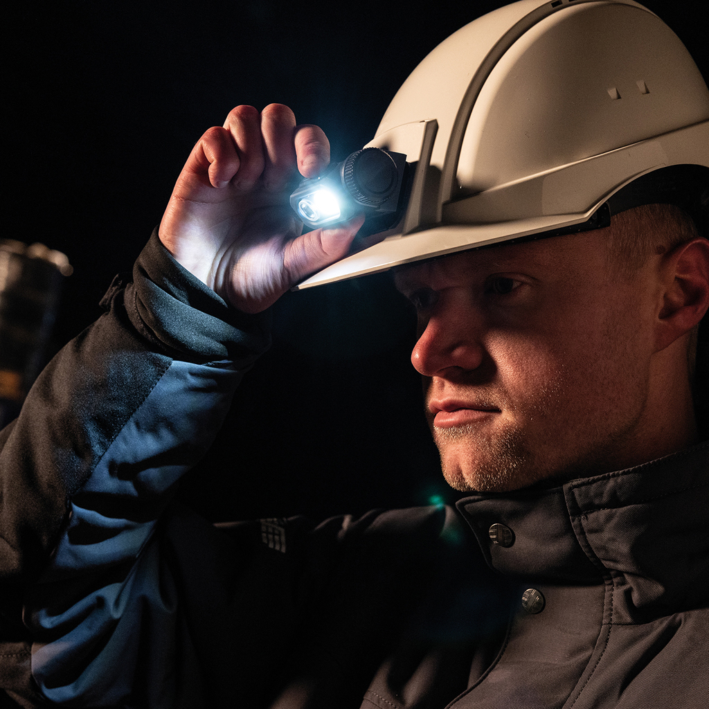 scangrip Headlamp scangrip horizon 150 lm helmet mount