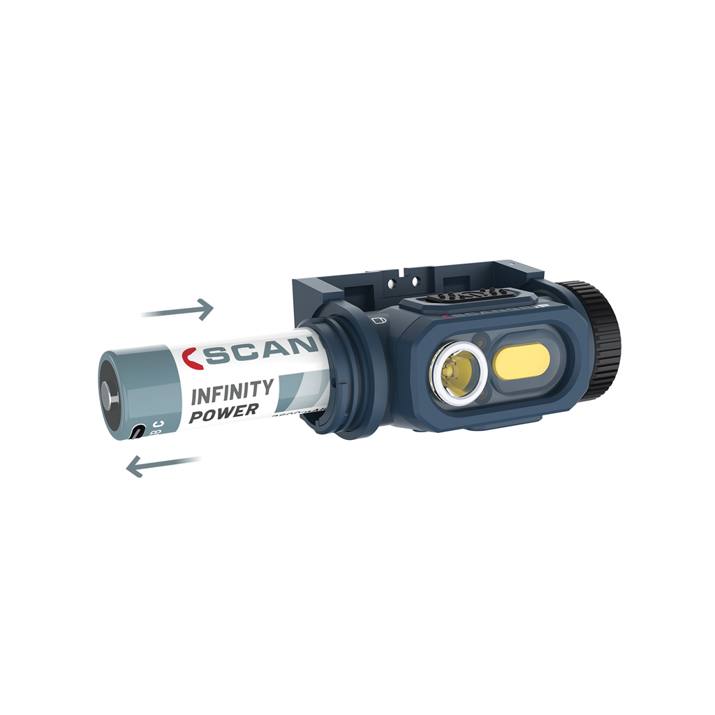 scangrip Headlamp scangrip horizon 150 lm helmet mount