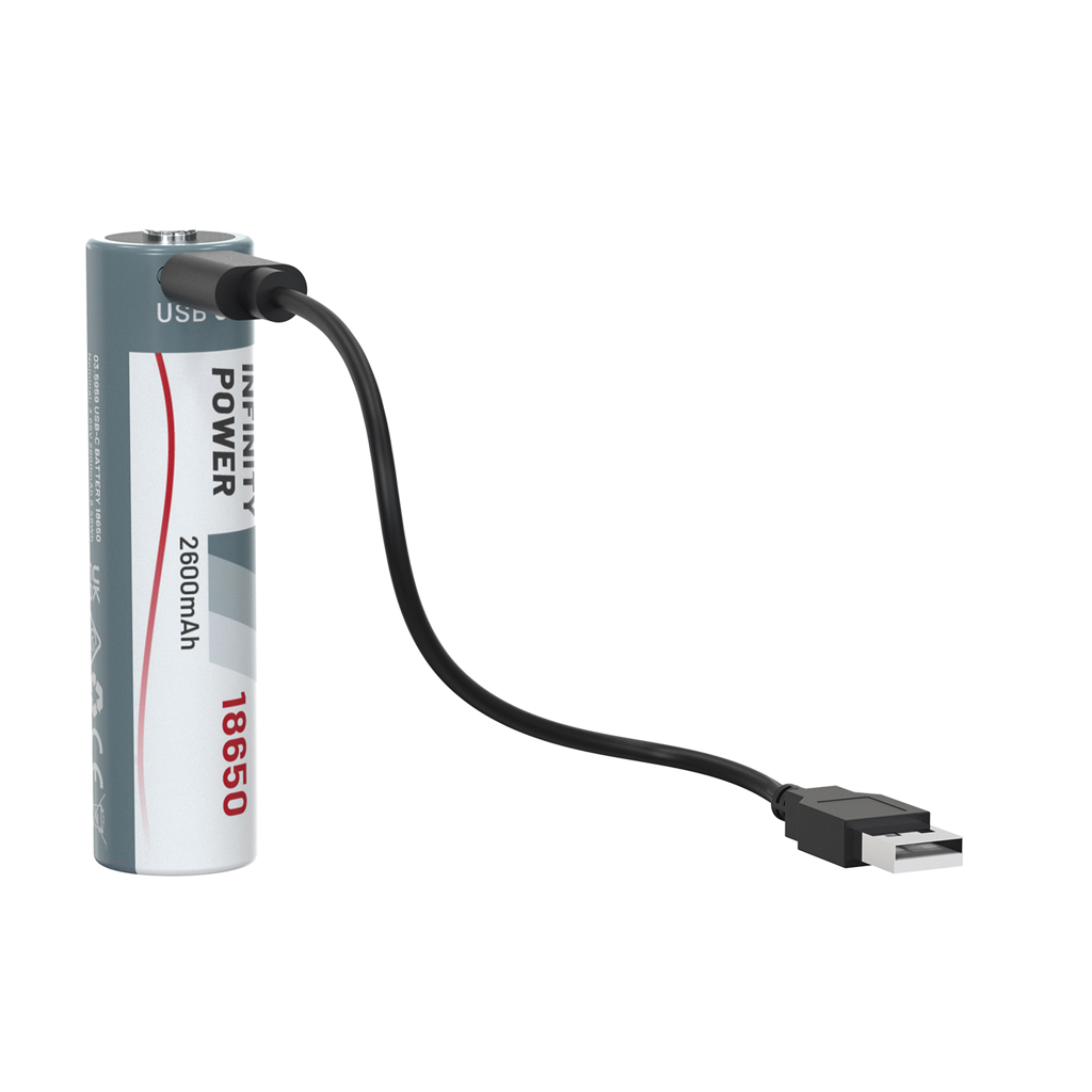 scangrip Usb-c batteri scangrip 18650 uppladdning