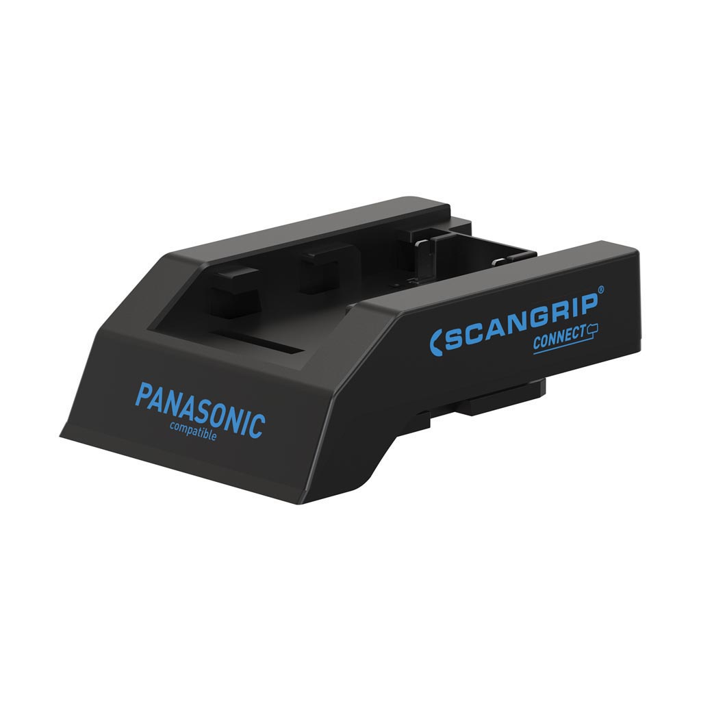 AKKUADAPTERI PANASONIC SCANGRIP VALAISIMEEN