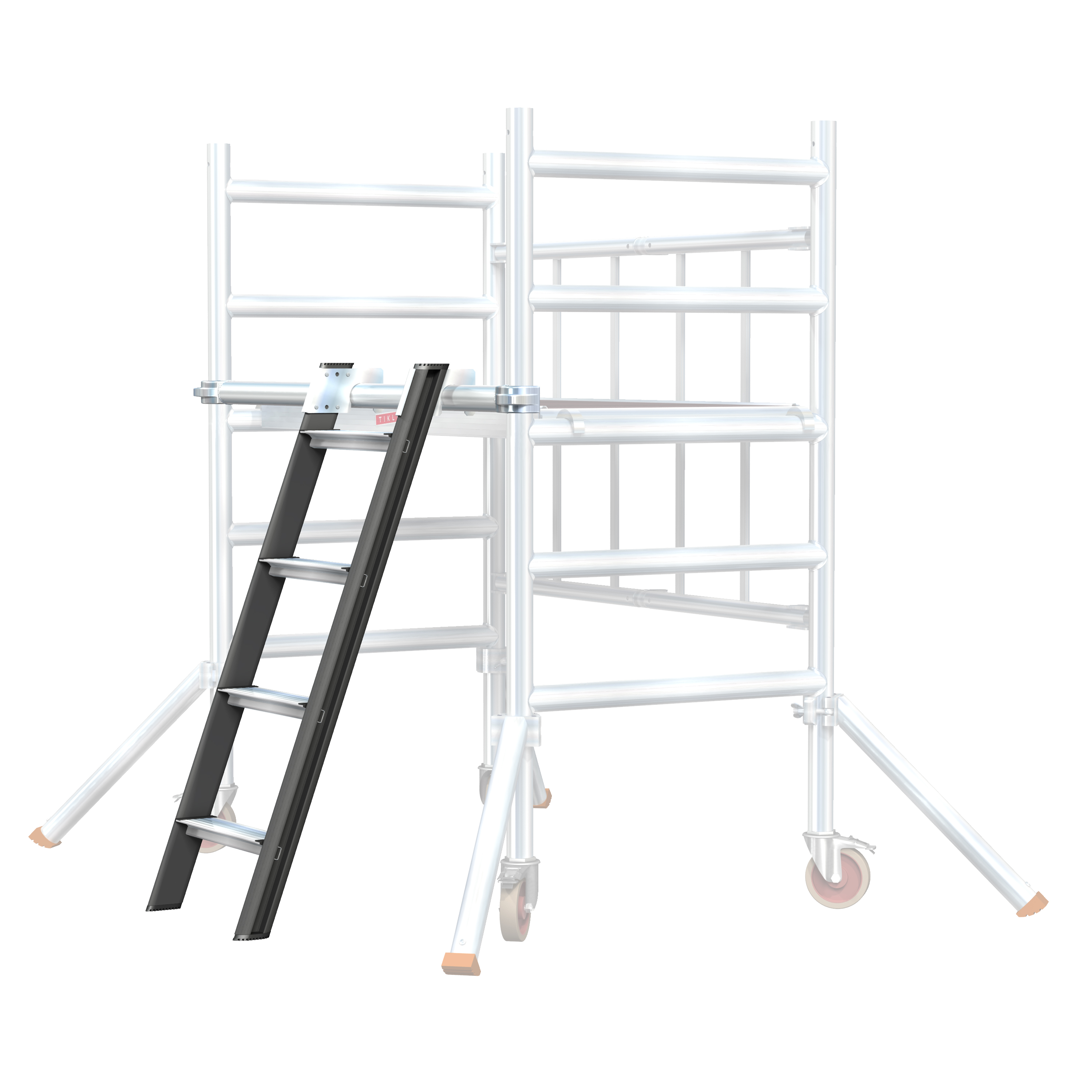 tikli Safe access ladder+support set tikli jumbo nousu1j 1m height
