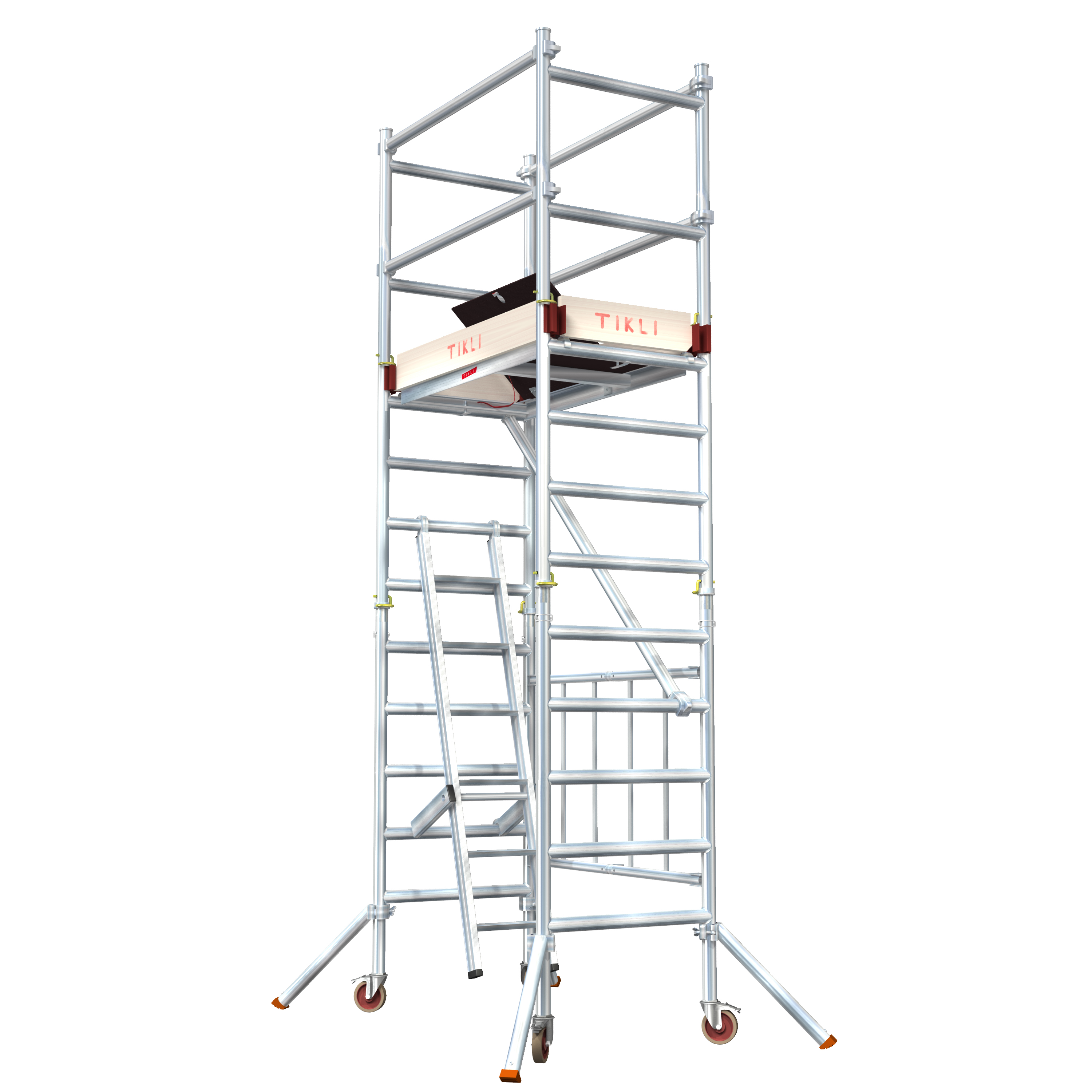 tikli Foldable scaffold tikli jumbo teline128l+1+1 max height 2,5m