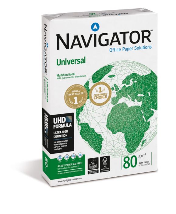 KOOPIAPABER NAVIGATOR A4 80g UNIVERSAL 500 LEHTE