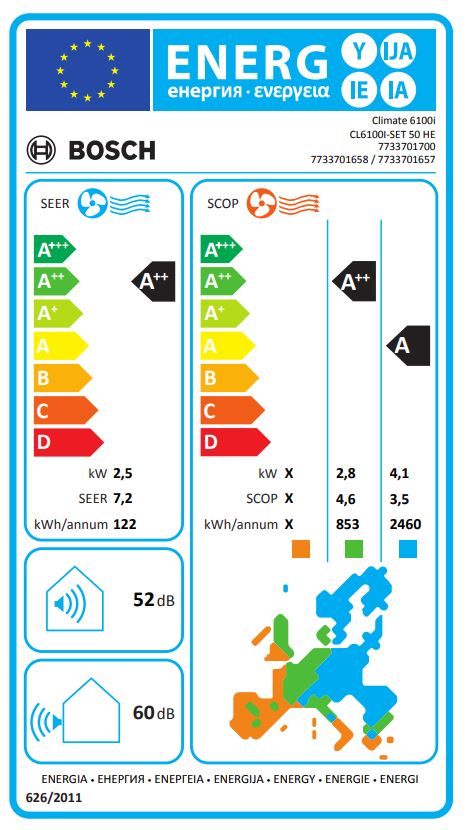 bosch Värmepump bosch ilp climate class 6101i 5 kw