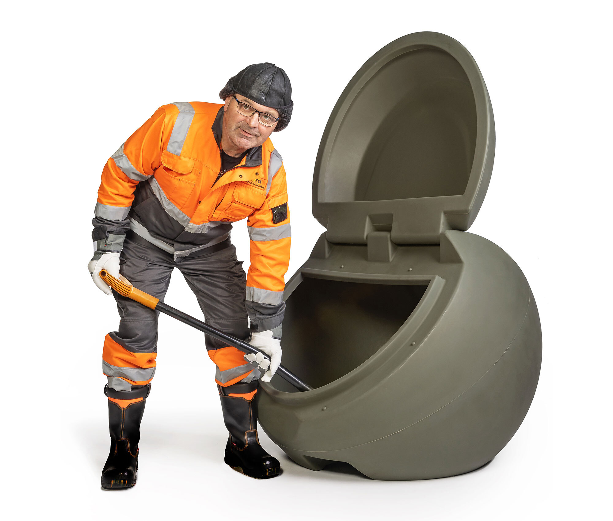 inora Sand container inora 450 green sand container 450 liters