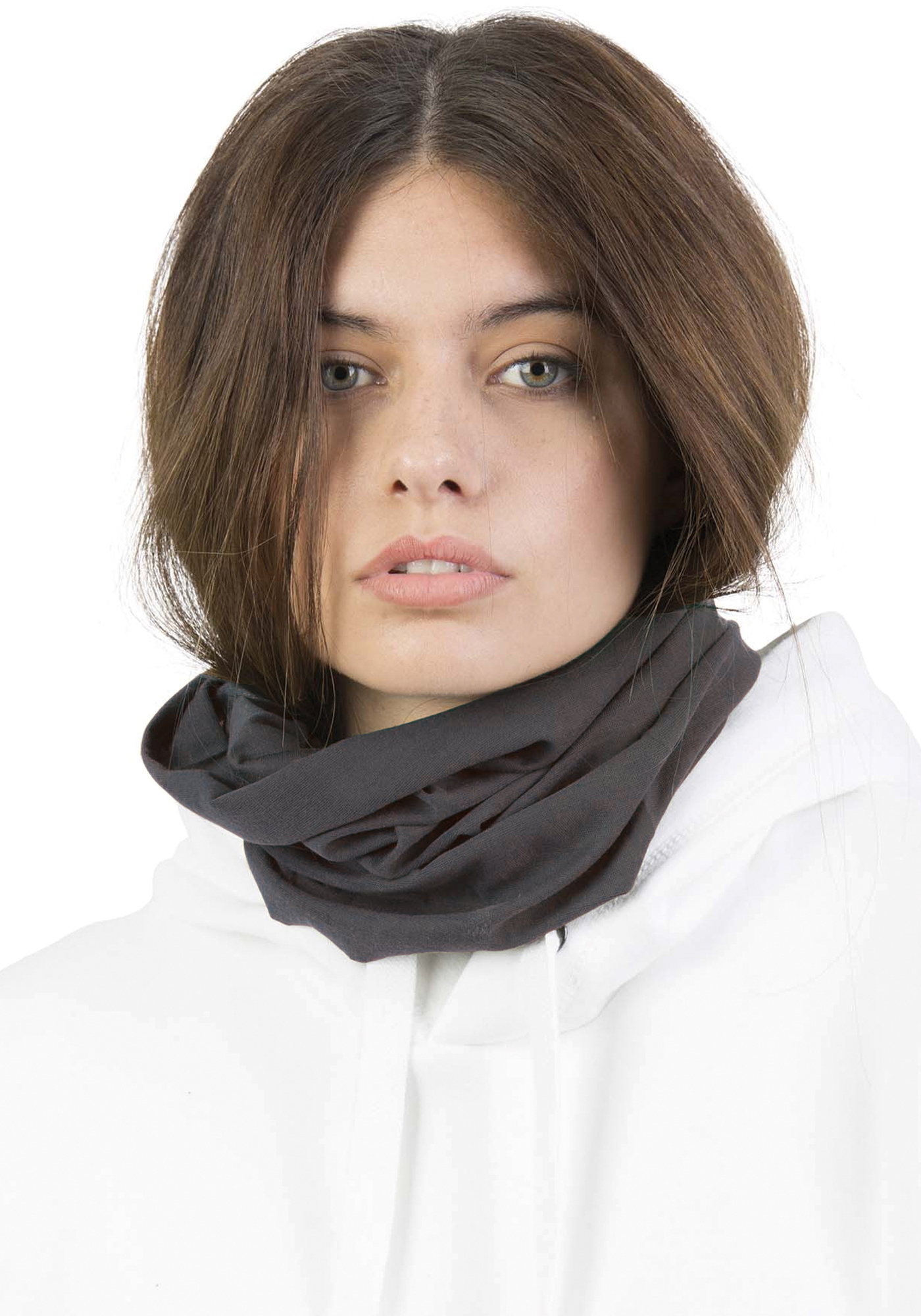 k-up 3-in-1 polyesteri buff tummanharmaa