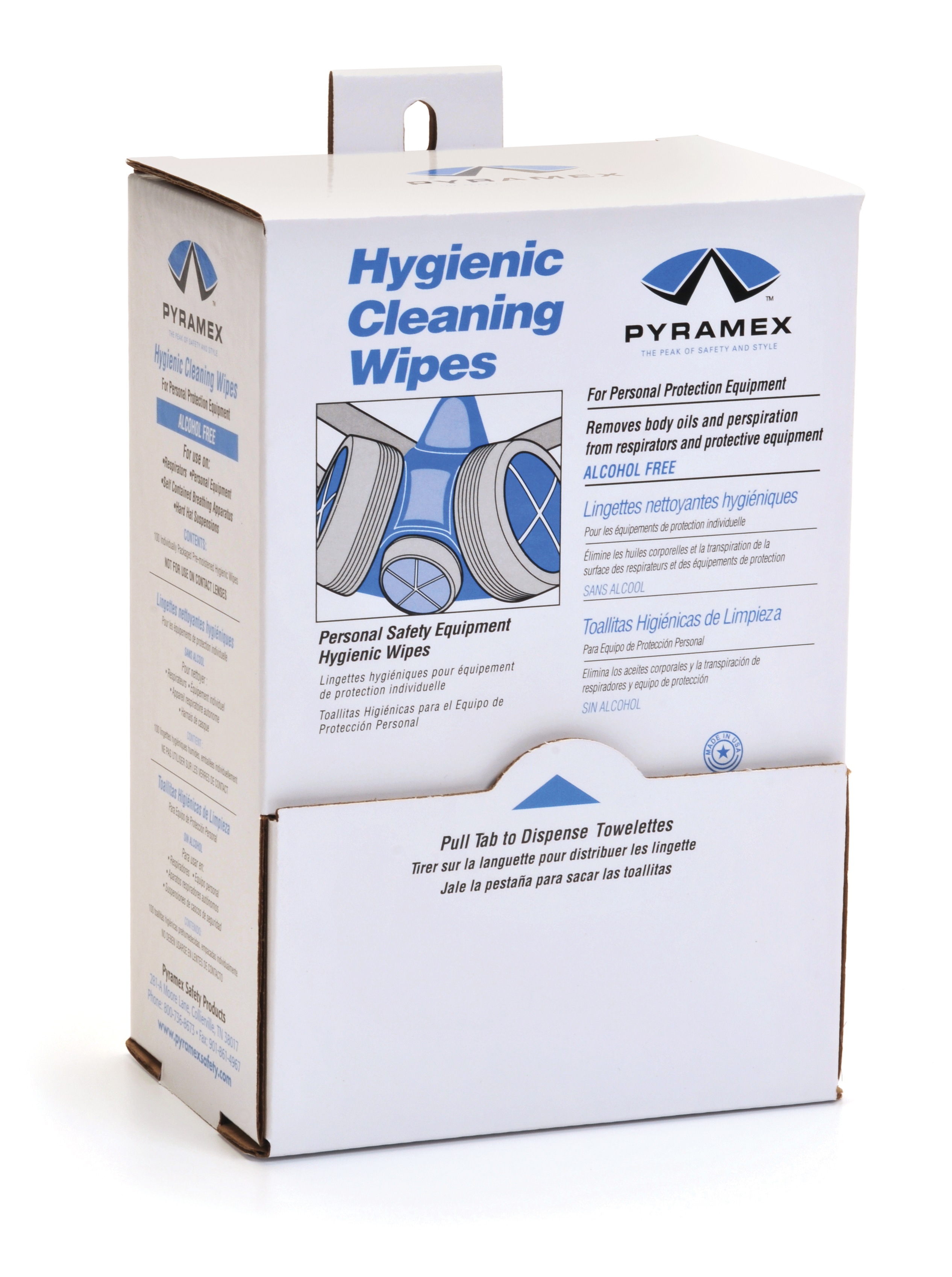 LENS HYGIENIC WIPES ALCOHOL FREE 100 KPL
