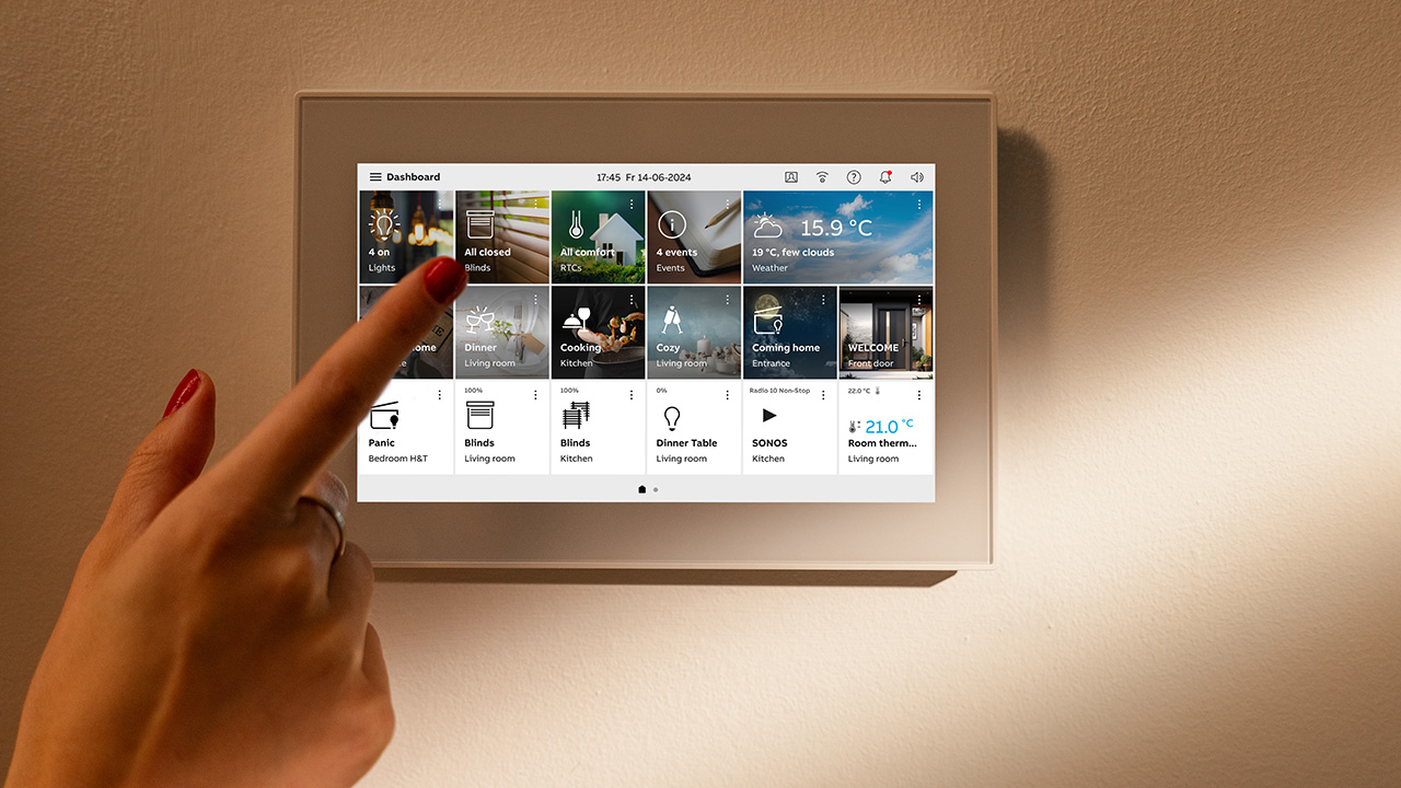 abb Touch screen abb welcome onetouch white