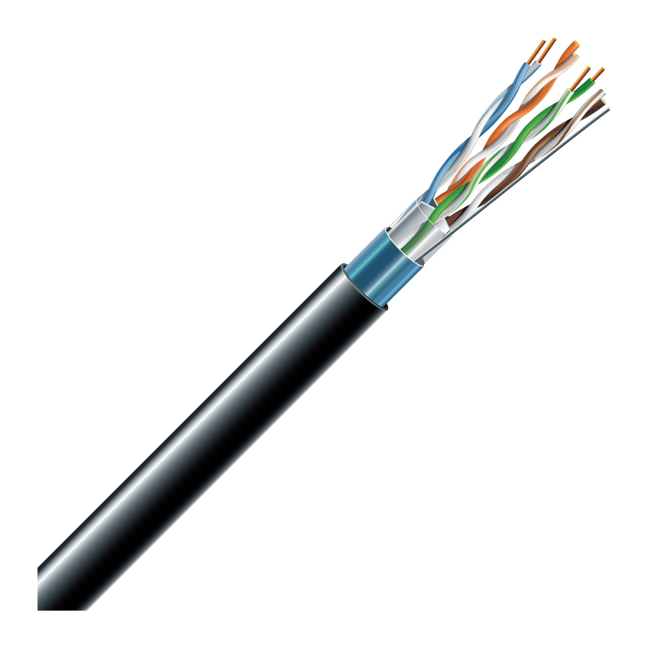 ANDMESIDEKAABEL VÄLI CAT6 F/UTP 4P T500 Fca