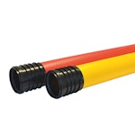 CABLE PROT.PIPE TRIPL YELLOW 110x96 SN16 6m