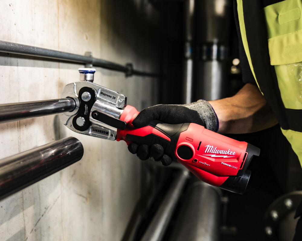 milwaukee Press tool milwaukee m12 onehpt-202c m-set