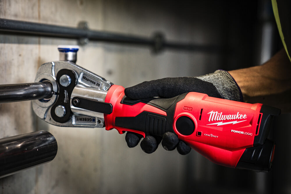 milwaukee Press tool milwaukee m12 onehpt-202c m-set