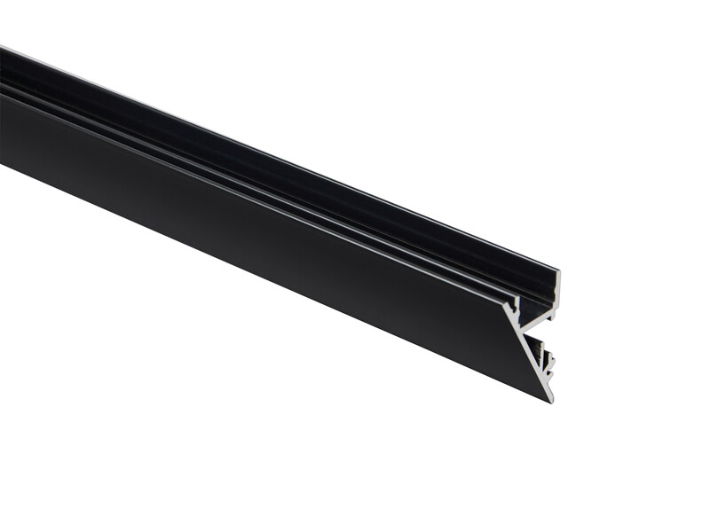 LED STRIP WEDGE PROFILE WEDGE BLACK 2M