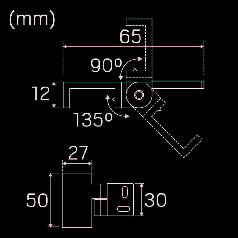 hide-a-lite Mechanical accessories art angle bracket profil bl 2pcs