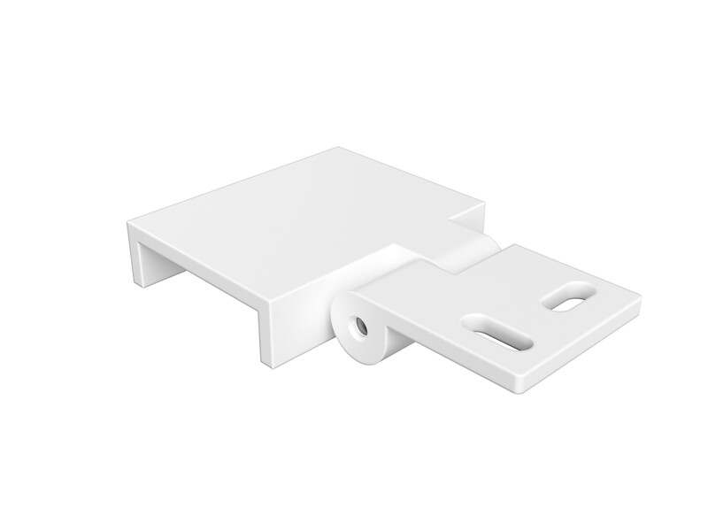 hide-a-lite Mekaaninen lisätar, flexline kulmakiinnike 32mm 2 kpl wh